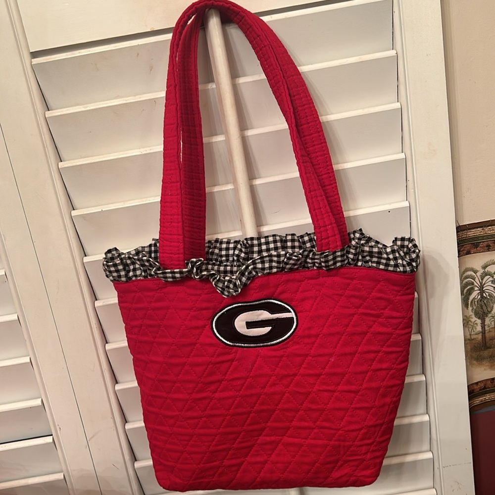 Georgia Bulldogs Quilted Purse